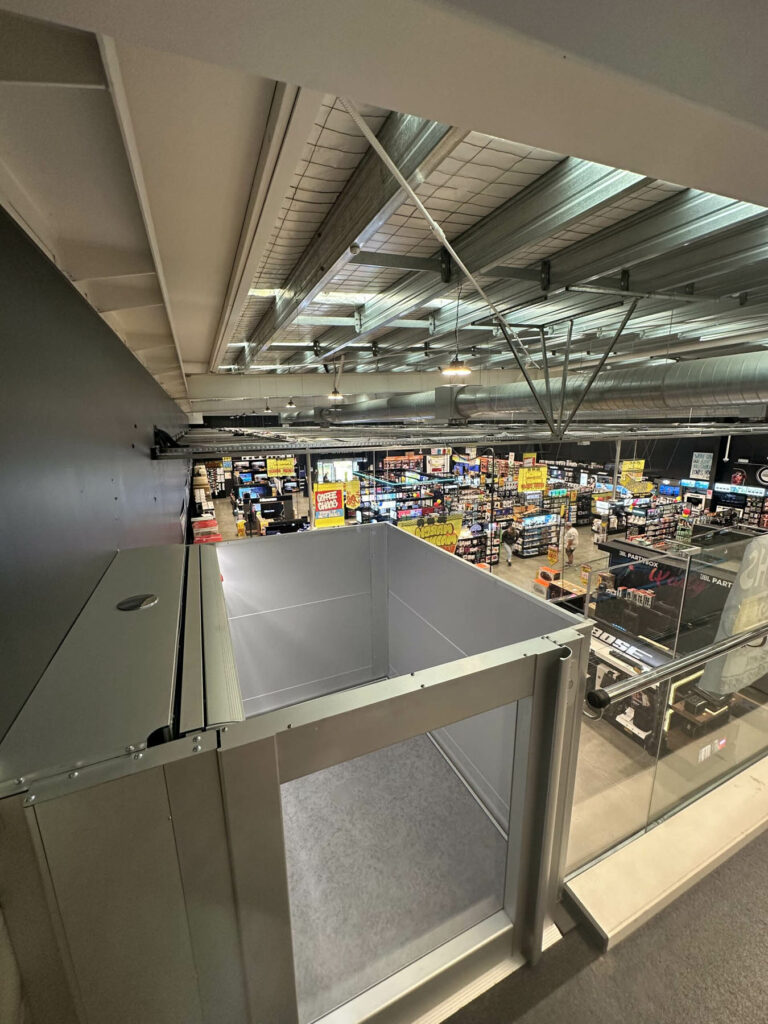 Mcgrath Industries Jb Hi Fi Hastings Commercial Elevator Domoflex Platform (5)