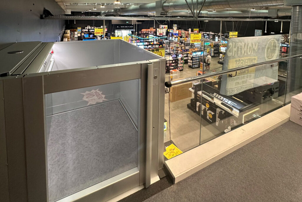 Mcgrath Industries Jb Hi Fi Hastings Commercial Lift Domoflex Platform
